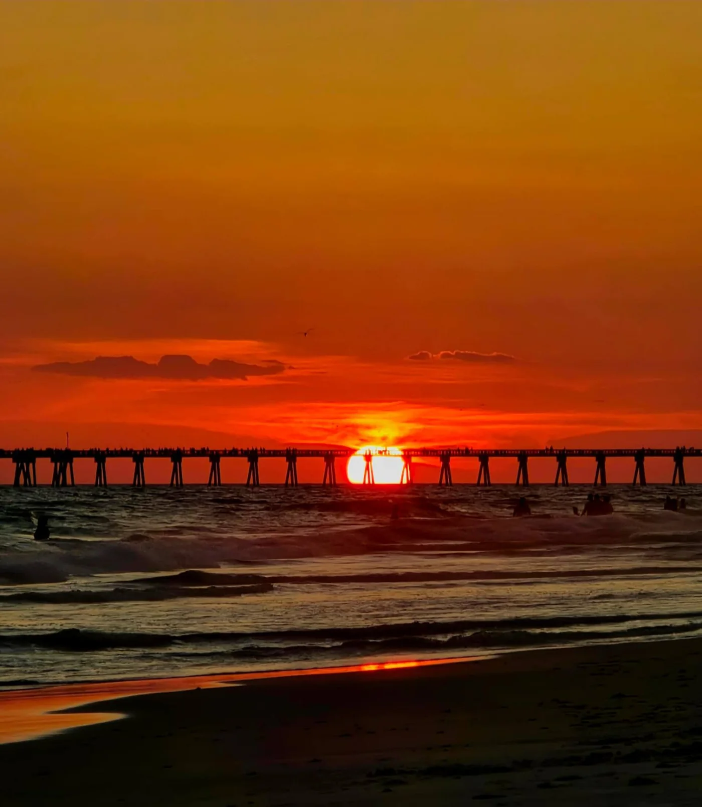 Atardecer en el muelle